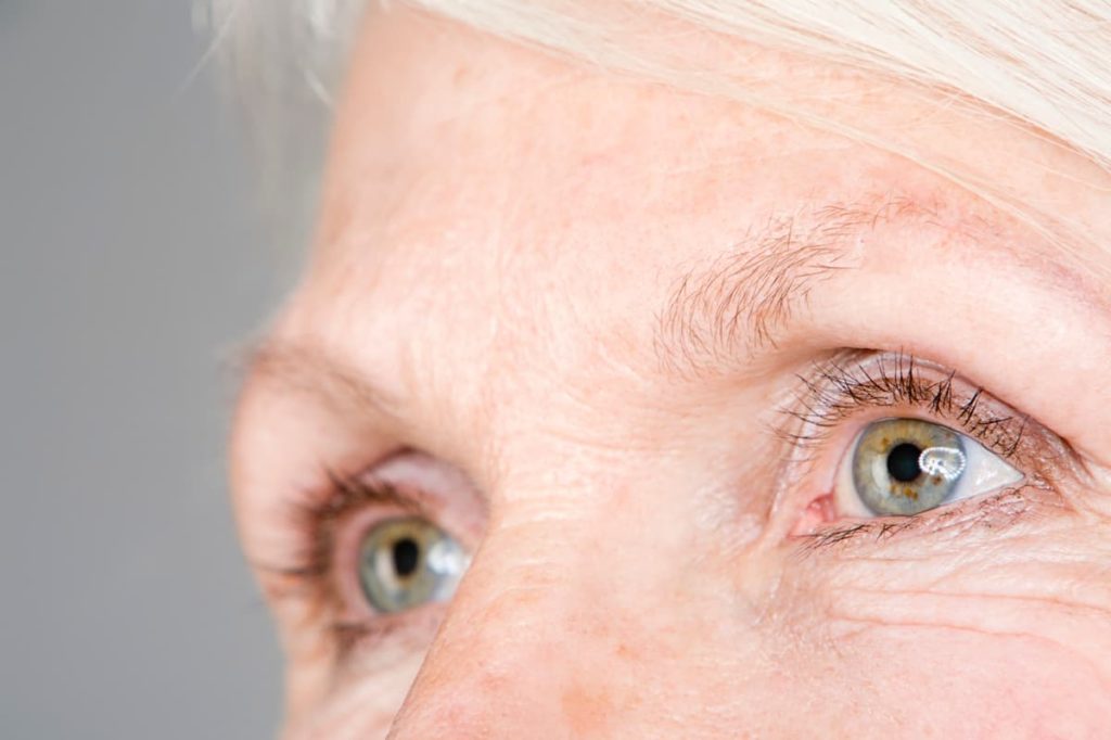 Eyes of a senior woman
