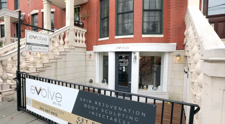 Entrance to Evolve Med Spa in Jersey City NJ