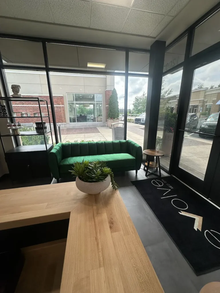 evolve med spa lobby in lancaster pa