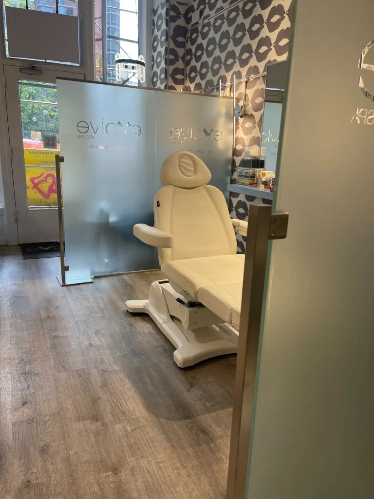 Treatment area at Evolve Med Spa Tribeca